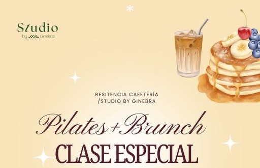 Anuncio de la clase Pilates + Brunch con Studio by Ginebra